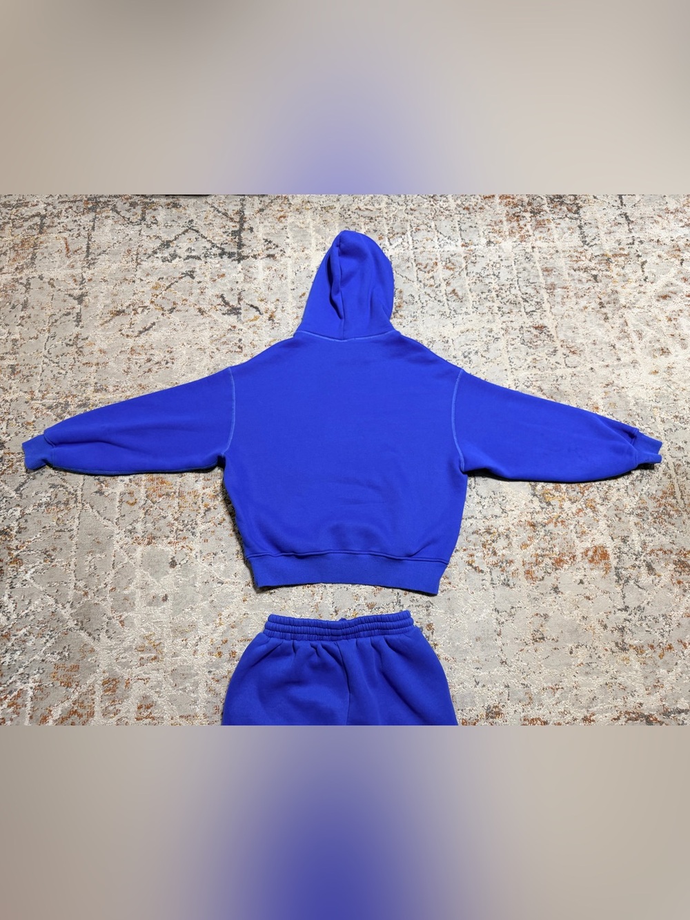 Aelfric Eden Baggy Hoodie sweatpants Set size XS blue - Picture 8 of 15